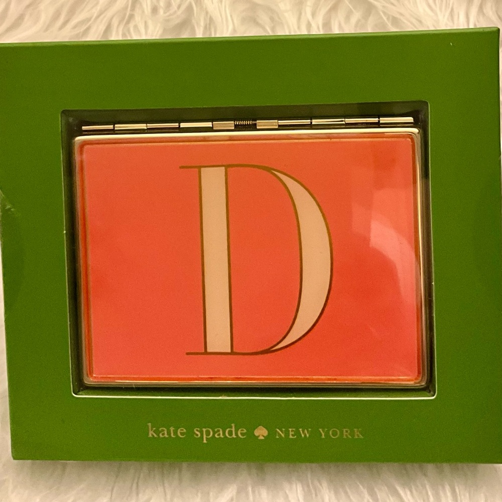 Kate Spade Letter “D” Personal ID Holder with Clip inside NWT